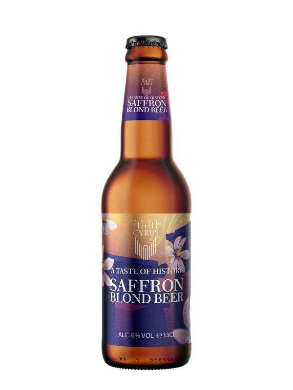 Cyrus Saffron Blond Beer bottle