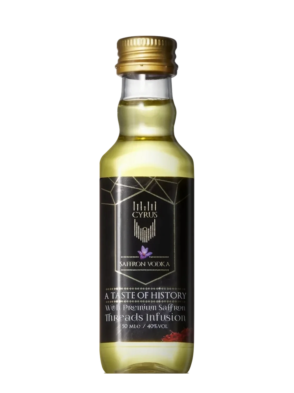 Cyrus Saffron Vodka 5cl mini bottle